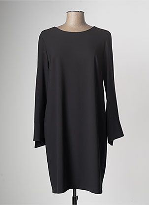 Robe mi-longue noir TINTA STYLE pour femme