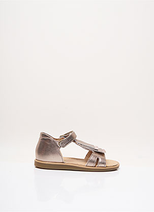 Sandales/Nu pieds beige SHOO POM pour fille