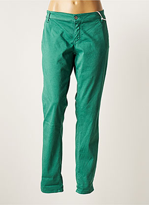 Pantalon chino vert PLEASE pour femme
