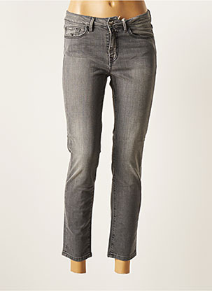 Jeans coupe slim gris ISLOW pour femme