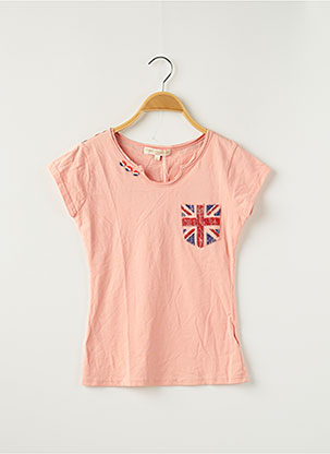 T-shirt orange MINI MIGNON pour fille