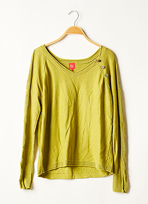 Pull vert MISS BY CAPTAIN TORTUE pour femme