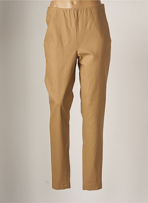 Pantalon slim beige BRANDTEX pour femme