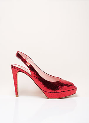 Sandales/Nu pieds rouge KENNEL UND SCHMENGER pour femme