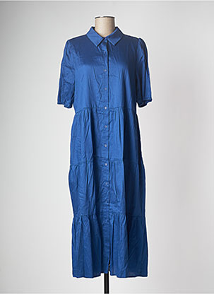 Robe longue bleu CREAM pour femme