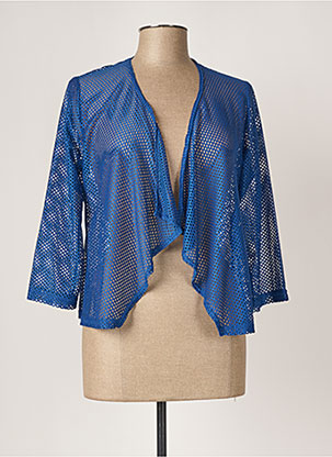 Veste casual bleu FRANCE RIVOIRE pour femme