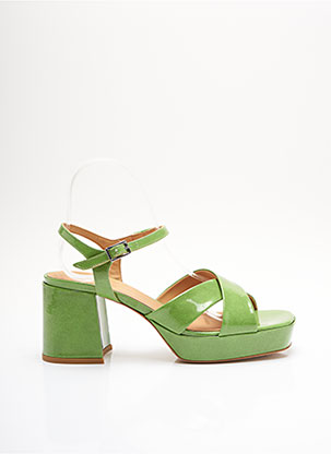 Sandales/Nu pieds vert ELVIO ZANON pour femme