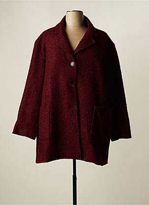 Manteau court rouge FRANK ALEXANDRE pour femme