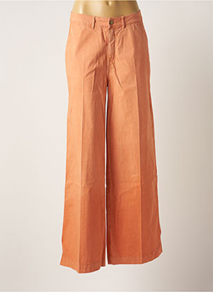 Pantalon large orange SUMMUM pour femme