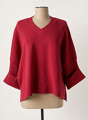 Pull rouge TRICOTONIC pour femme