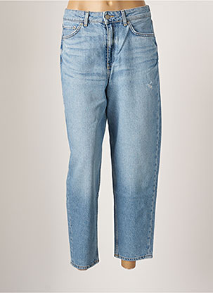 ao mama jean-mom-femme-bleu-only-
