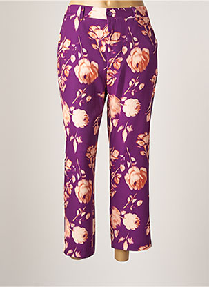 Pantalon 7/8 violet THE LULÙ pour femme