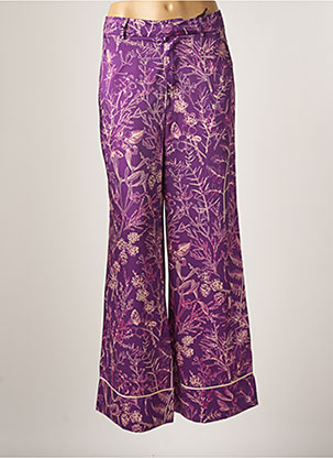 Pantalon large violet THE LULÙ pour femme