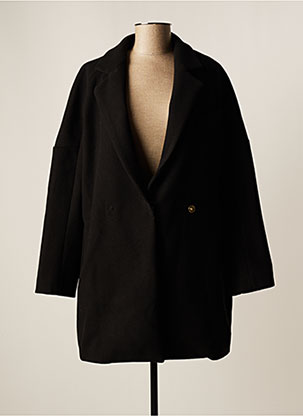 Manteau court noir SENES pour femme