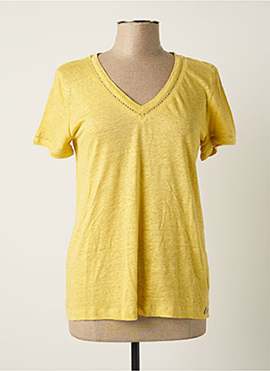 T-shirt jaune MAE MAHE pour femme