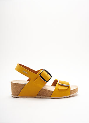 Sandales/Nu pieds jaune MEPHISTO pour femme