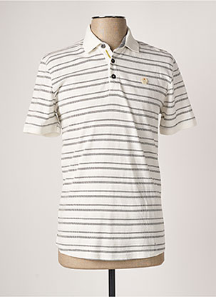 Polo blanc NO EXCESS pour homme