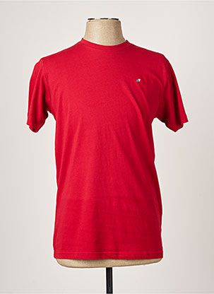 T-shirt rouge CAMBERABERO pour homme