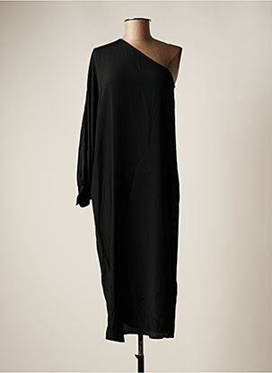 Robe mi-longue noir OTTOD'AME pour femme