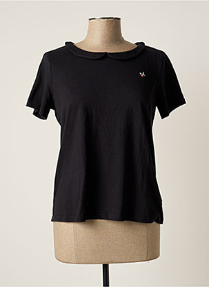 T-shirt noir BLUTSGESCHWISTER pour femme