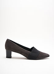 Escarpins Peter Kaiser En Cuir Verni Gris - Taille 37 (4) - Talon 3,5cm - Neuf Avec Boîte