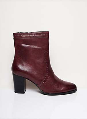 Bottines/Boots rouge CAPRICE pour femme