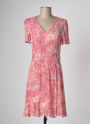 Robe Mi-longue Tissage Crêpe Rouge Vero Moda Femme 2186838