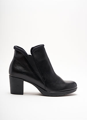 Bottines/Boots noir BAERCHI pour femme