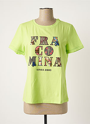 T-shirt vert FRACOMINA pour femme