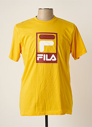 T-shirt jaune FILA pour homme