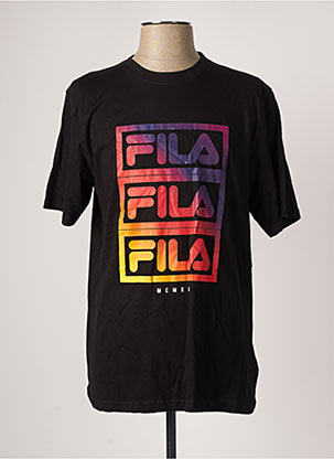 T-shirt noir FILA pour homme