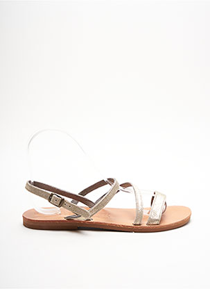 Sandales/Nu pieds beige MASSALIA pour femme