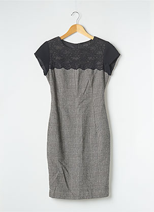 Mini Robe Zara Robe En Tweed Robe Courte Manches Courtes Noir Zara - Main Image