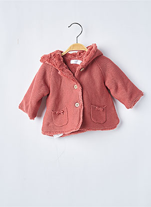 Gilet manches longues rose MAYORAL pour fille