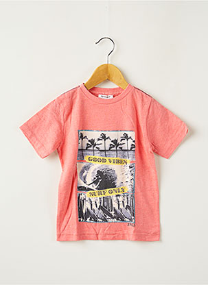 T-shirt rose 3 POMMES pour garçon