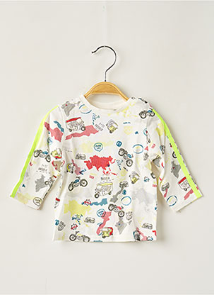 T-shirt Garçon Catimini Taille 4 - Vert Océan Avec Motif Coloré, Coton