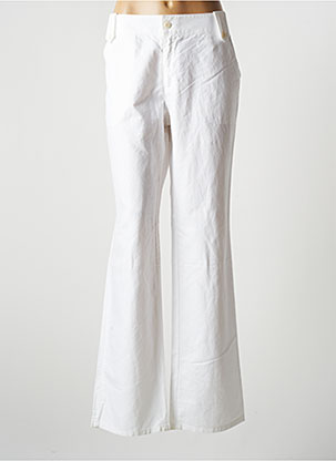 Pantalon large blanc NEW MAN pour femme