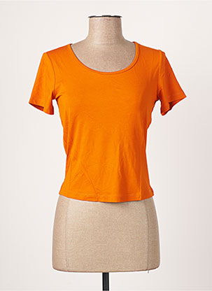 T-shirt orange WHO'S THAT GIRL pour femme