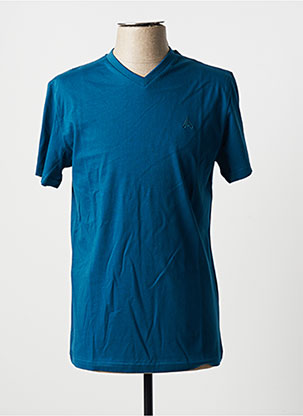 T-shirt bleu AZZARO pour homme