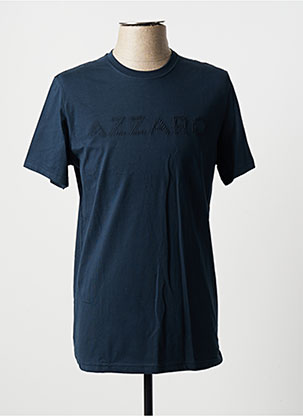 T-shirt bleu AZZARO pour homme