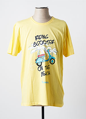 T-shirt jaune THE SURFCAR pour homme
