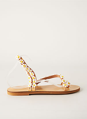 Tongs Tissage Satiné Beige Ria Menorca Femme 2556381-beige0 Modz