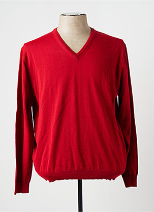 Pull rouge BERAC pour homme