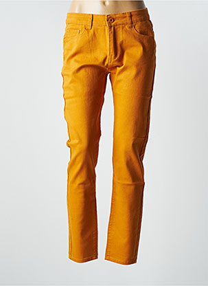 Pantalon droit jaune X-MAX pour femme