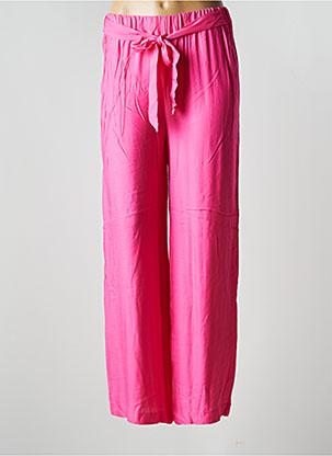 Pantalon large rose PAME CARRIONI pour femme