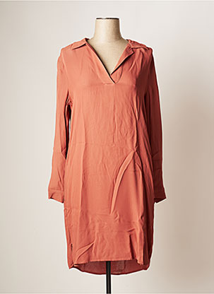 Robe mi-longue orange YAYA pour femme