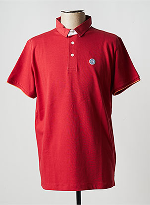Polo rouge SERGE BLANCO pour homme