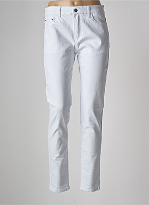 Pantalon slim blanc KALISSON pour femme