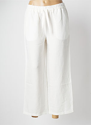 Pantalon 7/8 blanc C'EST BEAU LA VIE pour femme
