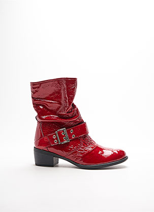 Bottines/Boots rouge GEO-REINO pour femme